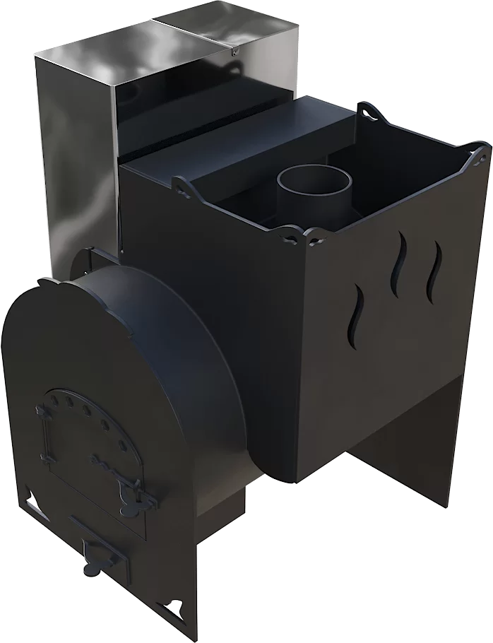 Печь Горыныч Мини, каменка с правой стороны фото в Уфе