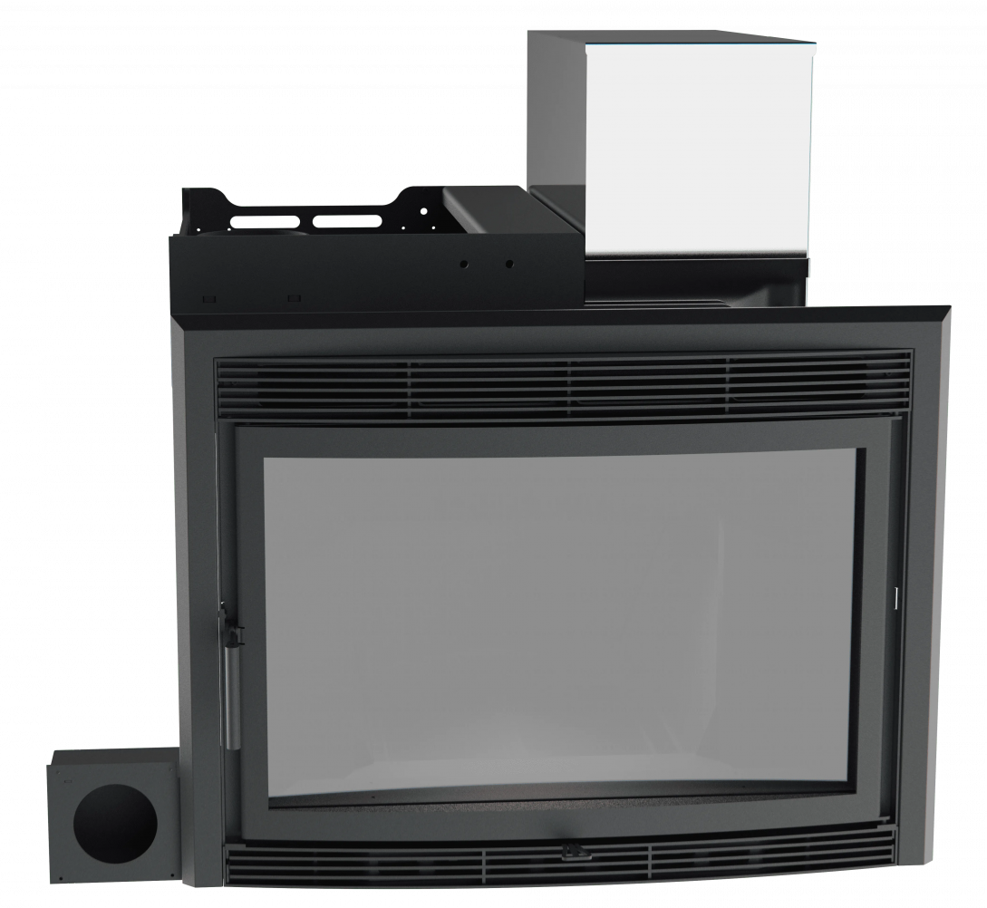 Банный камин 500, сталь+СВО фото в Уфе