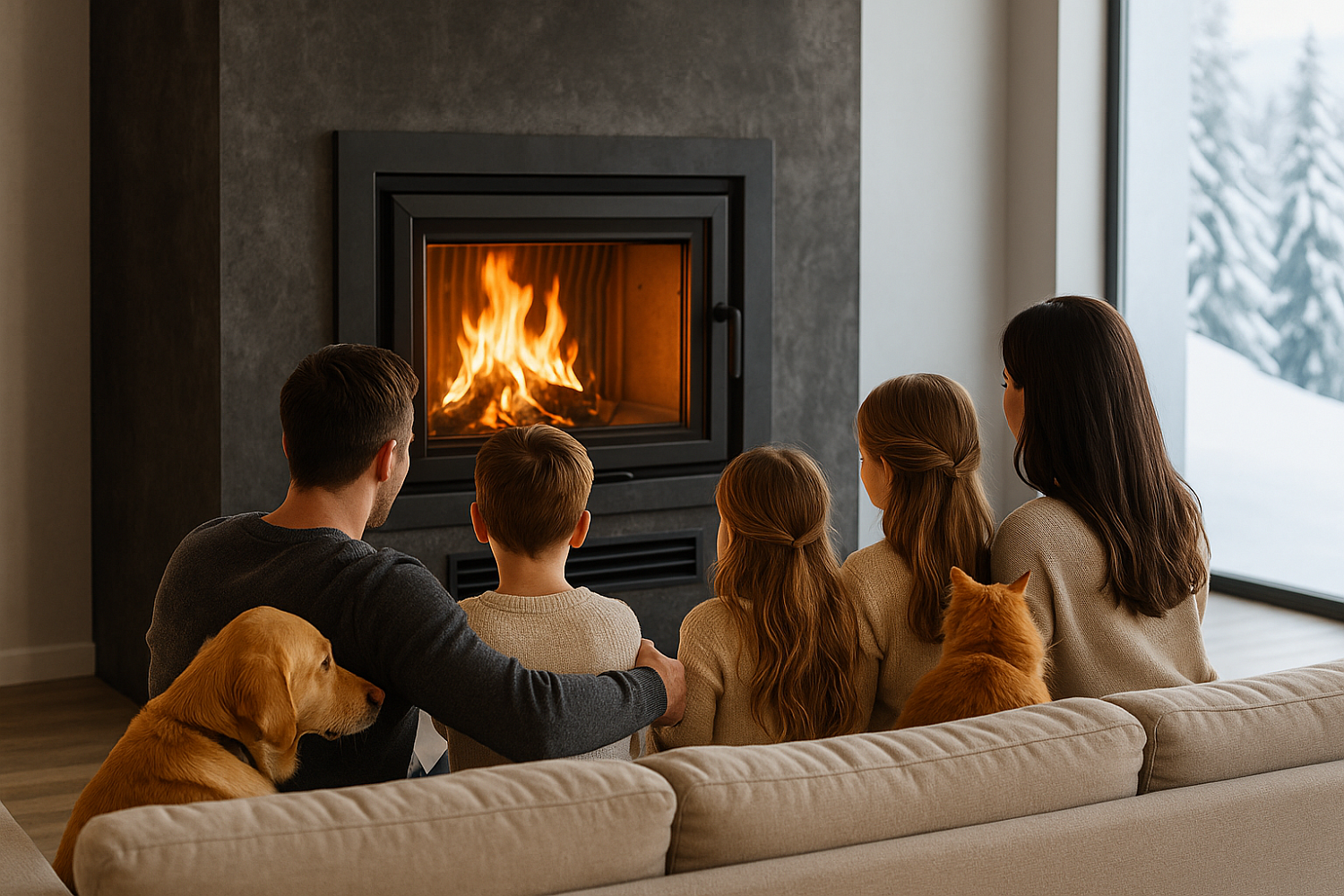 Каминная топка 1C 87/71-UP